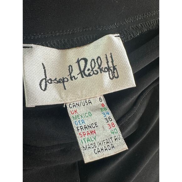 Joseph Ribkoff Classic Palazzo Pants - Black - Size 6 - Picture 3 of 5